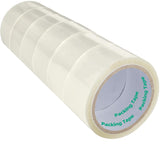 Roll of packing tape with visible brand