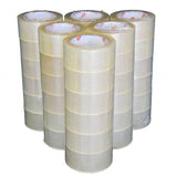 Multiple rolls of clear tape stacked