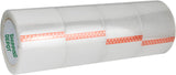 Roll of tape with a visible brand label on a white background