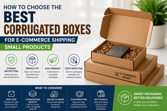 How to choose corrugated boxes for e-commerce shipping small products – Parul Packaging India