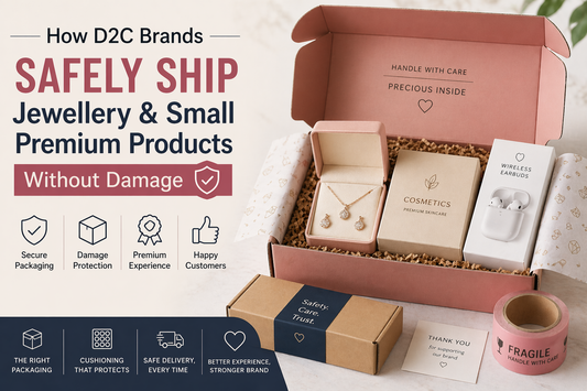Packaging for D2C jewellery and small premium product shipping – Parul Packaging India