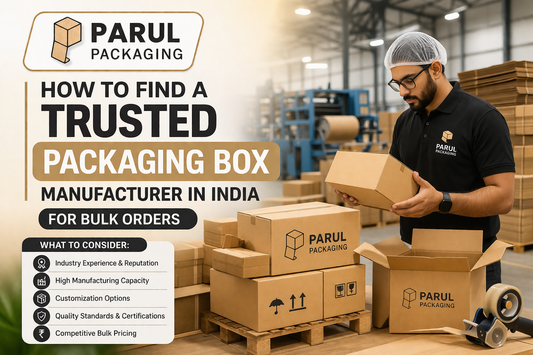 How to find a trusted packaging box manufacturer in India for bulk orders – Parul Packaging India