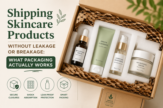 Packaging for shipping skincare products without leakage – Parul Packaging India