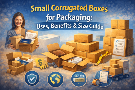 Small corrugated boxes for packaging uses benefits size guide – Parul Packaging India