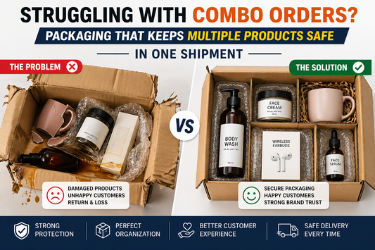Packaging for combo orders multiple products in one shipment – Parul Packaging India