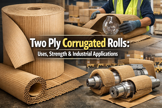 Two ply corrugated rolls for industrial packaging applications – Parul Packaging India
