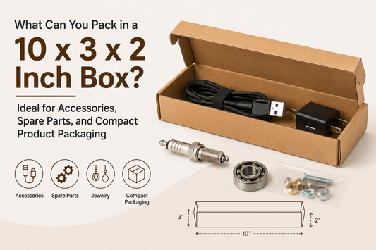 10 x 3 x 2 inch corrugated box for accessories and small parts – Parul Packaging India