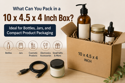 10 x 4.5 x 4 inch corrugated box for bottles and jars – Parul Packaging India