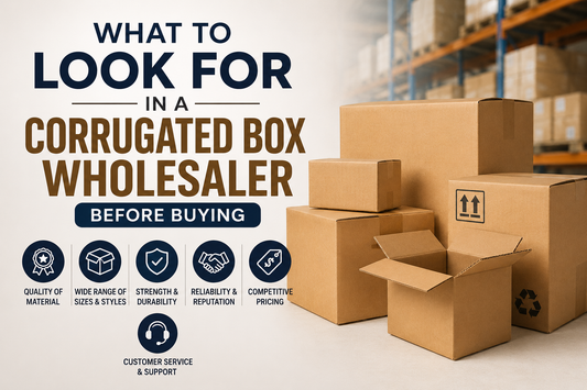 What to Look for in a Corrugated Box Wholesaler Before Buying
