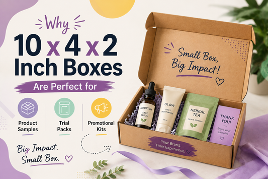Why 10 x 4 x 2 Inch Boxes Are Perfect for Product Samples, Trial Packs, and Promotional Kits