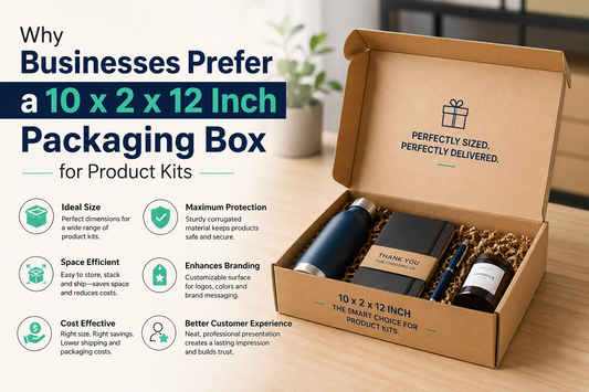 10 x 2 x 12 inch packaging box for product kits and combo shipments – Parul Packaging India