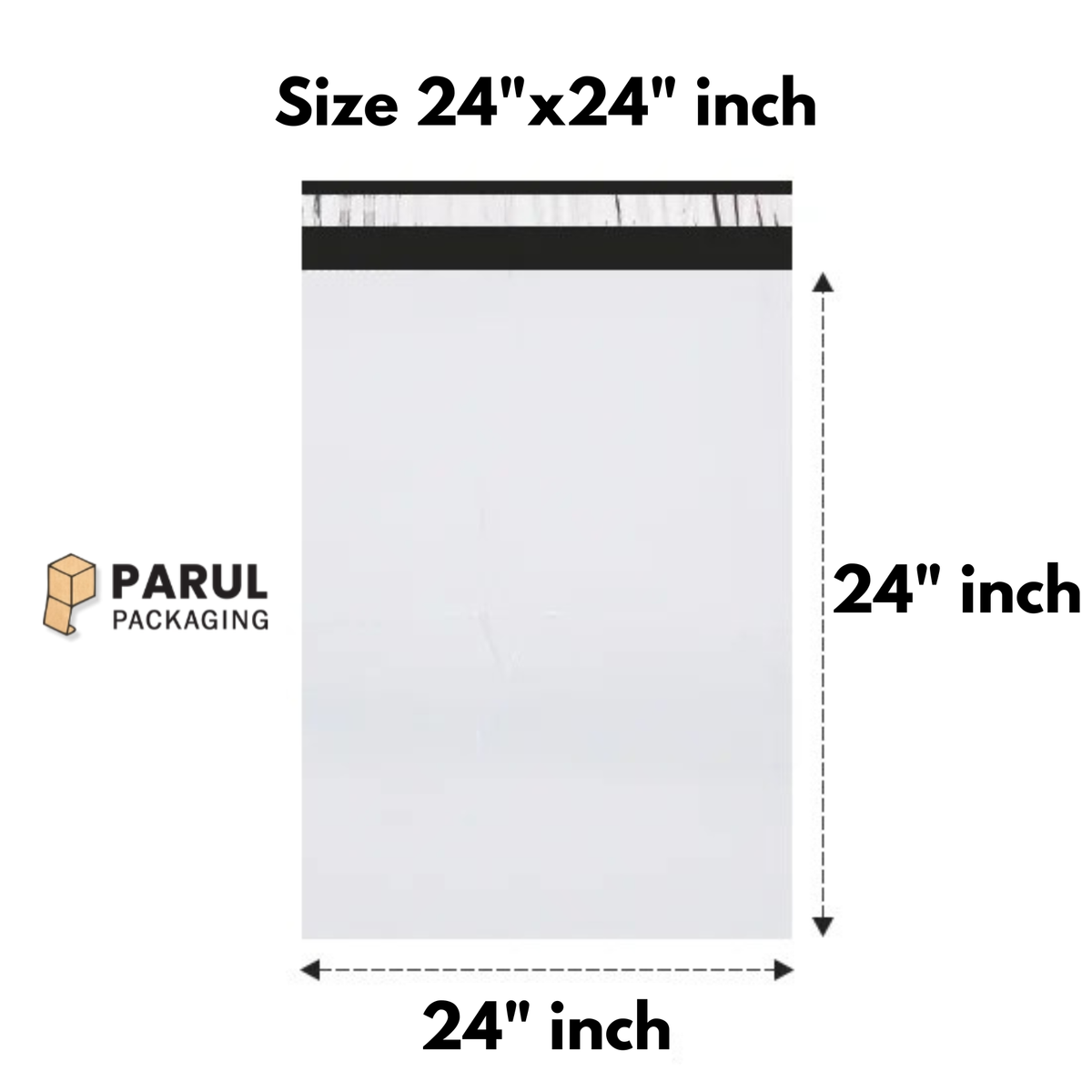 24 X 24 Tamper proof Polybag for courier