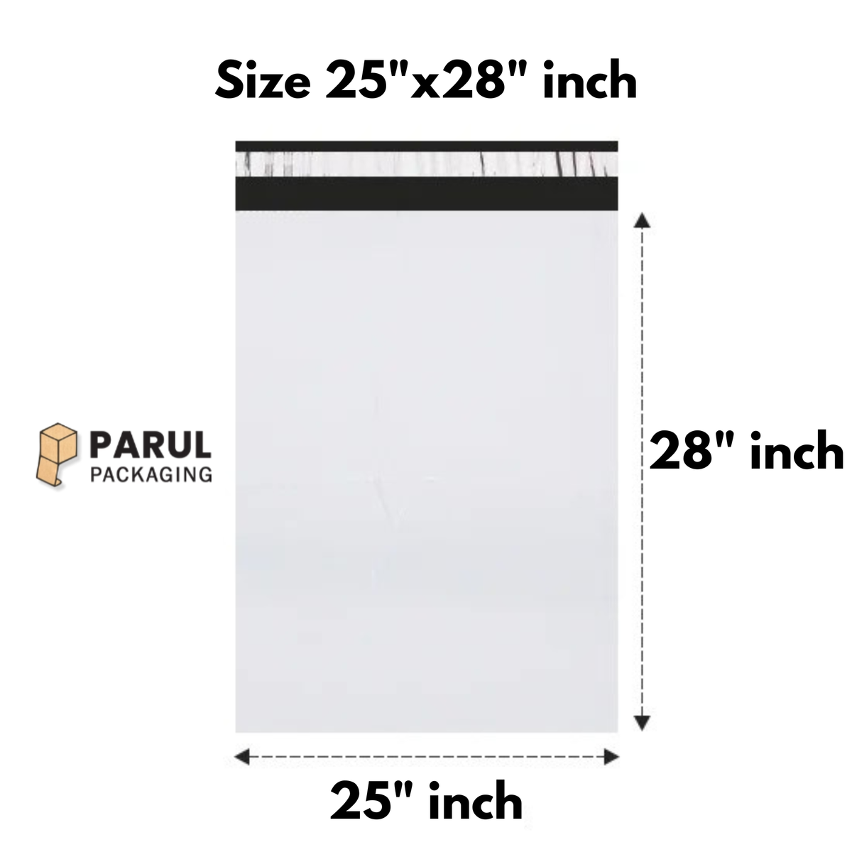 25 X 28 Tamper proof Polybag for courier