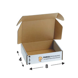 8 X 4 X 3 Inch (Pack of 100 pc)