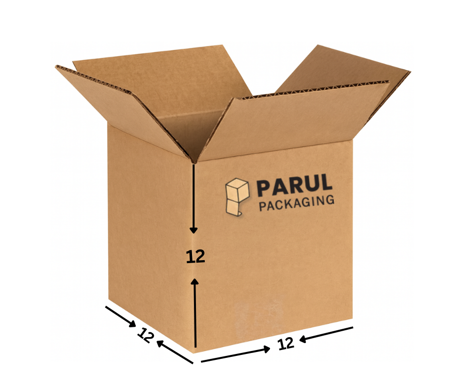 12 × 12 × 12 inch large corrugated cube box – Parul Packaging India