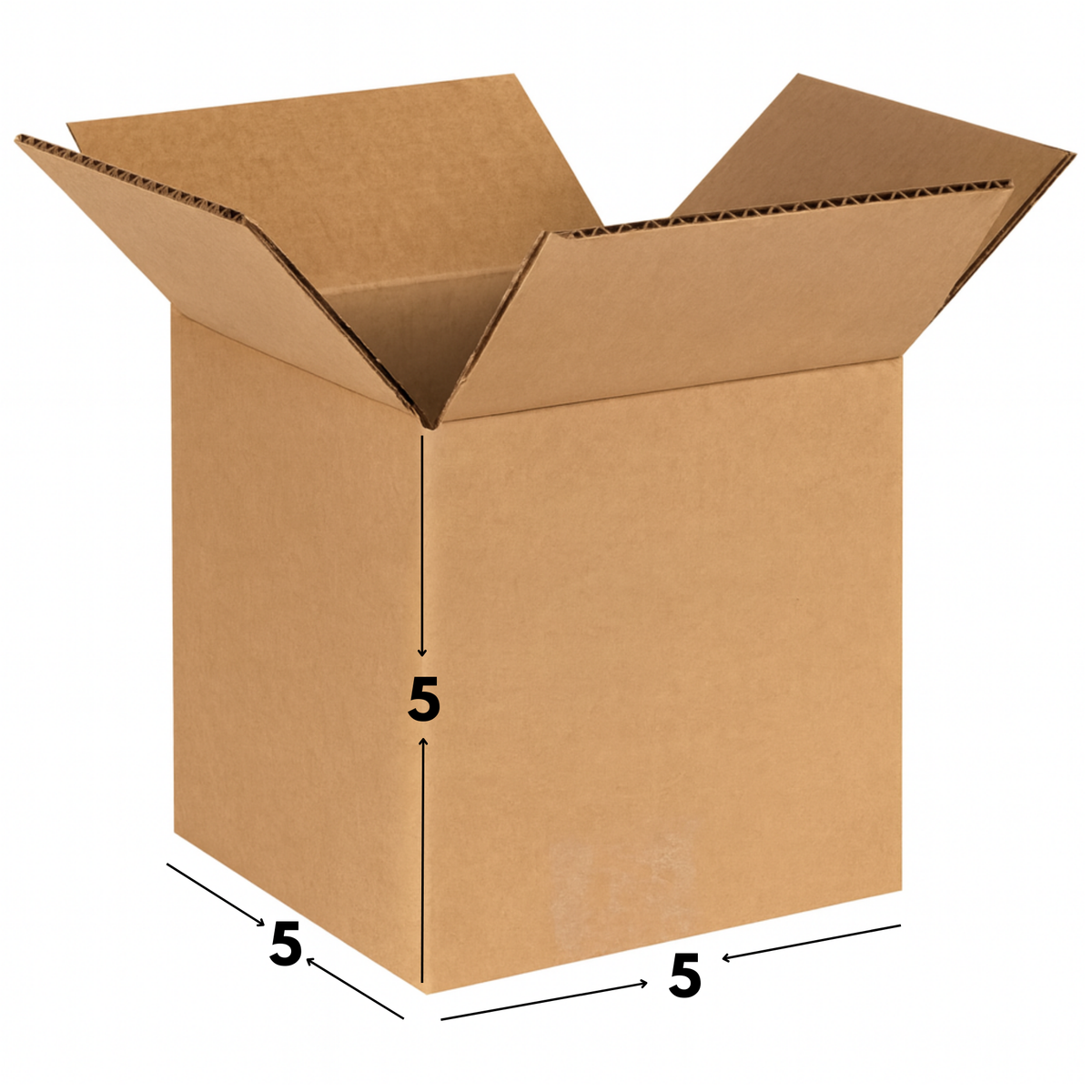 5 × 5 × 5 inch corrugated cube cardboard box – Parul Packaging India