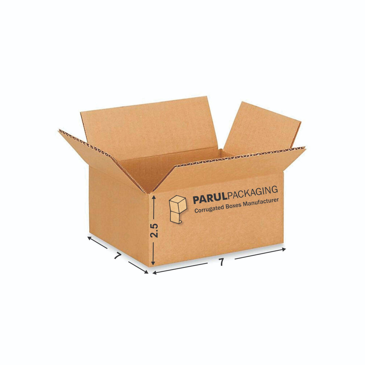 7 X 7 X 2.5  Inch (Pack of 100 pc)