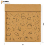 9*10 jewellery Virgin kraft courier bag (Pack of 100)