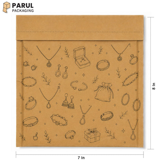 7*8 JewelleryVirgin kraft courier bag (Pack of 100)