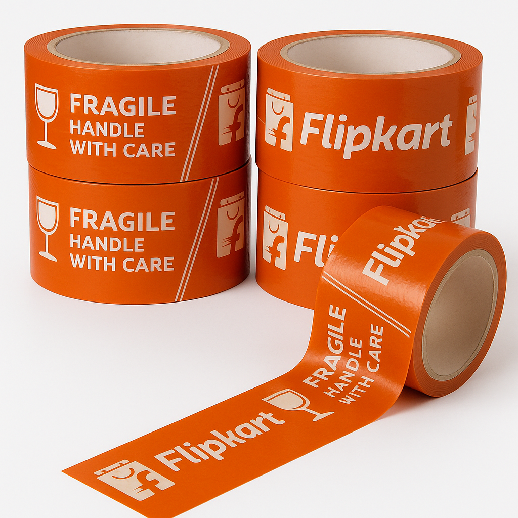 Flippkart Fragile Printed 2 Inch 80 Meters adhesive tape